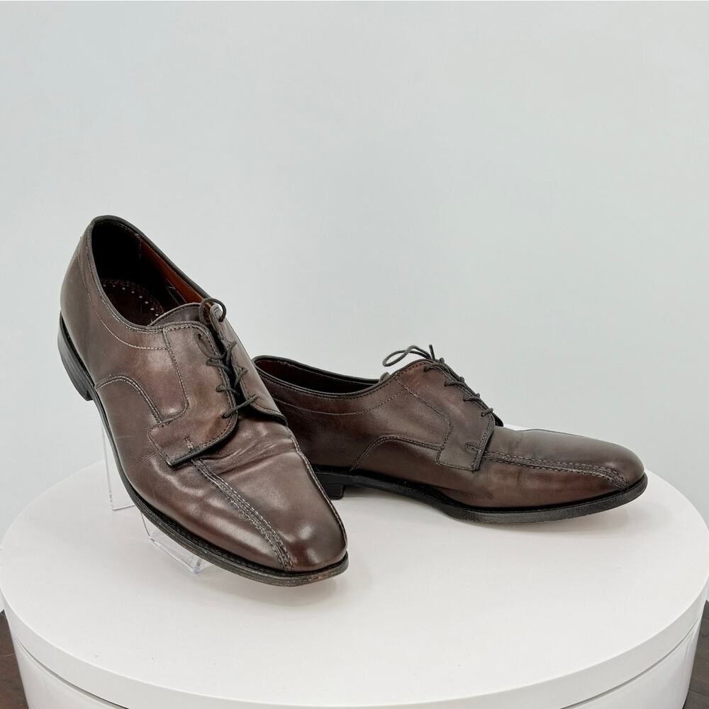 Allen Edmonds Sagamore Brown Men’s 11.5D Leather USA Bicycle Toe Oxfords Shoes